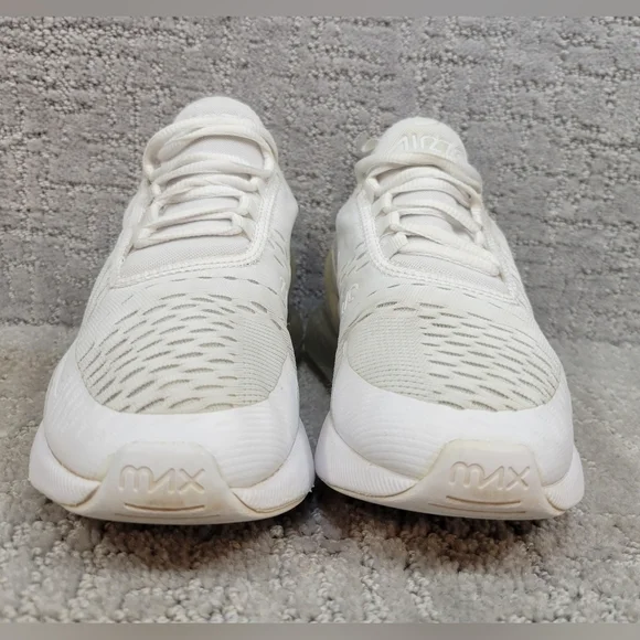 NIKE Air Max 270 GS Youth Size 5Y Women's 6.5 White Athletic Running Sneakers. - Picture 13 of 13